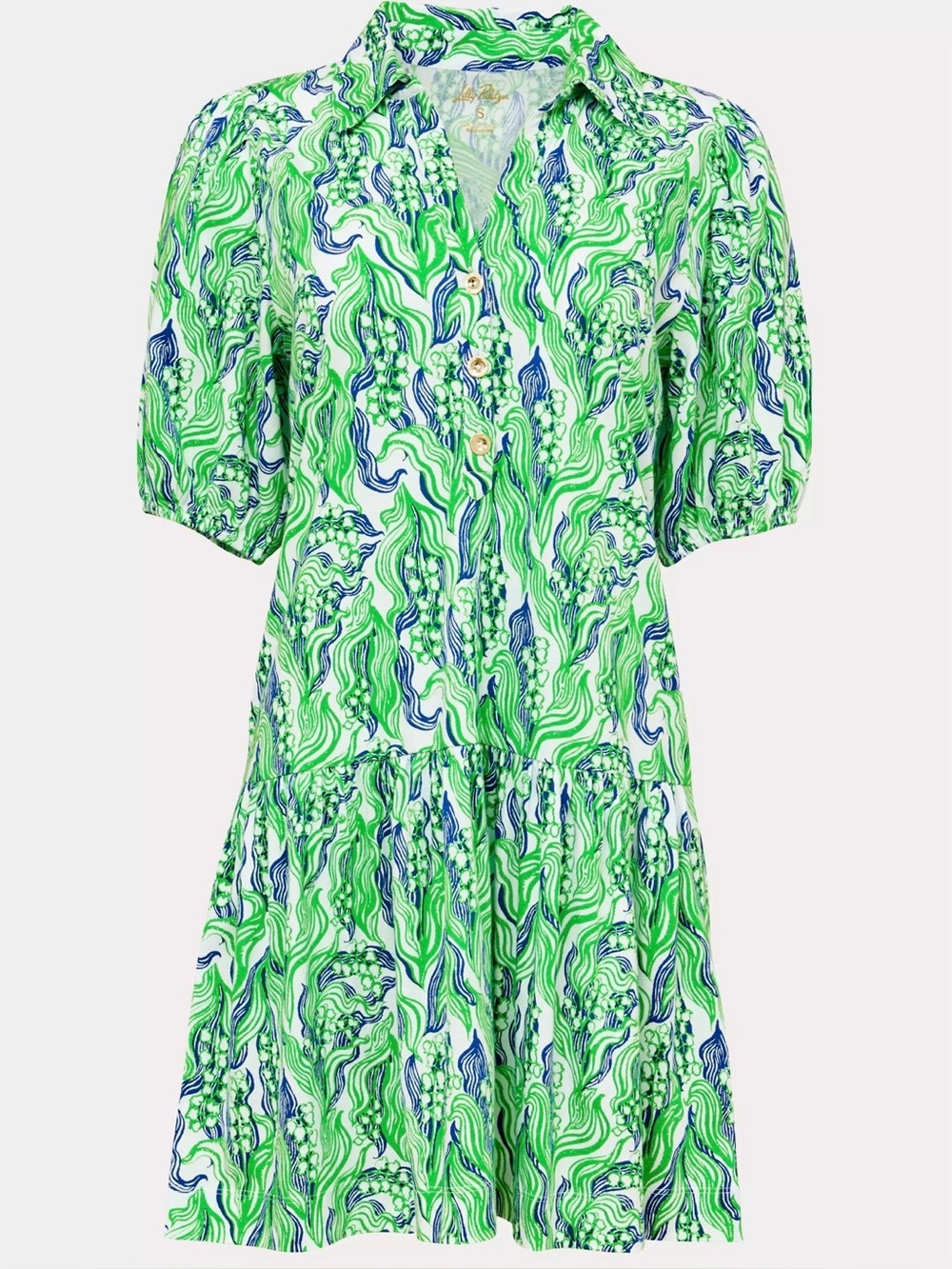 Lilly Pulitzer Bingley Dress Putting Green Lilly of the Valley XXL Price FIRM
